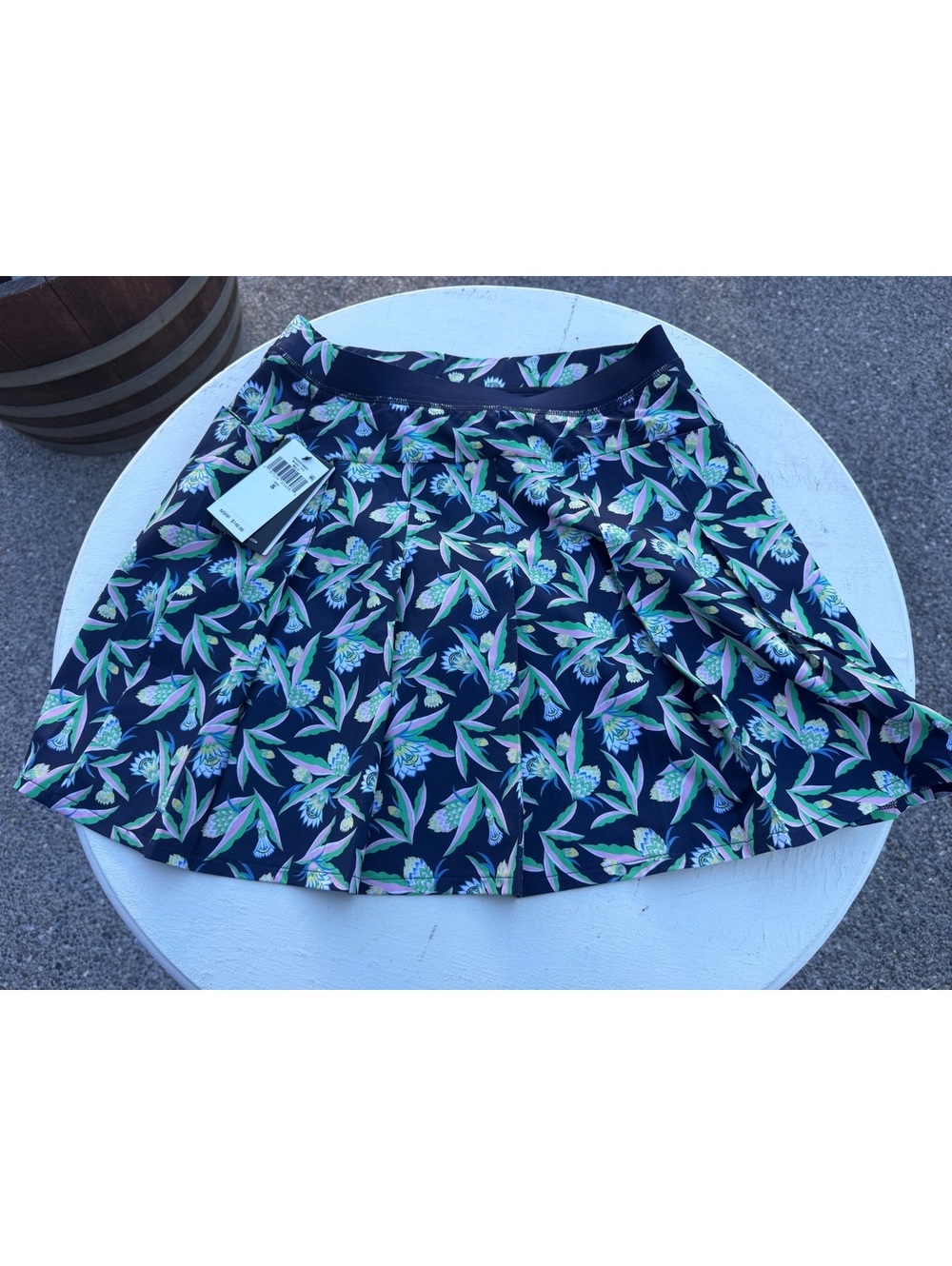 Ralph Lauren RLX Golf Skort Women S NWT Floral Tropical Navy Water Repellent